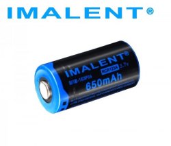 {MPower} Imalent MRB-163P06 RCR123A 16340 650mAh 3.7V Protected Li-ion Battery 帶保護板 鋰電池 充電池 - 原裝行貨