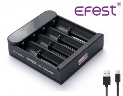 {MPower} Efest SLIM K4 USB Charger 鋰電池 充電器 ( 21700 / 14500 / 18650 / 16340 ) - 原裝行貨