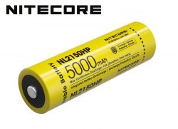 {MPower} Nitecore NL2150HP 高放 21700 5000mAh 3.6V Battery 有保護電路 帶保護板 鋰電池 充電池 - 原裝行貨