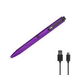 {MPower} Olight OPen Pro Purple 紫色 限量版 USB 充電 120流明 Pen Light LED Flashlight 筆型 電筒 - 原裝行貨