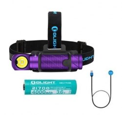 {MPower} Olight Perun 2 Purple 深紫色 限量版 USB 充電 2500流明 LED Headlight 頭燈 - 原裝行貨