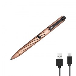 {MPower} Olight Open Pro CU Copper 銅版 限量版 USB 充電 120流明 Pen Light LED Flashlight 筆型 電筒 - 原裝行貨
