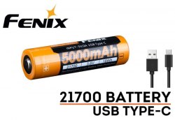 {MPower} Fenix 21700 5000mAh 3.6V Type-C USB Li-ion Protected Battery 保護板 鋰電池 充電池 - 原裝行貨