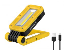 {MPower} Olight Swivel Yellow 黃色 限量版 USB 充電 LED + COB 400 流明 LED Flashlight 工作燈 電筒 - 原裝行貨
