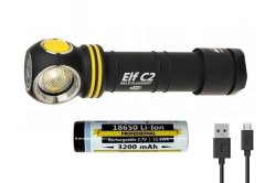 {MPower} 加拿大名廠 Armytek Elf C2 (黃光) USB 頭燈 韓國名廠 Samsung LH351D 1023 流明 LED Headlight 頭燈 - 原裝行貨