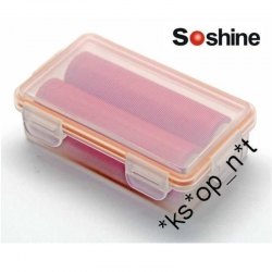 Soshine 18650 Battery Box Case 防水 電池盒 ( 適合 18650  18700  16340  CR123A ) - 原裝正貨