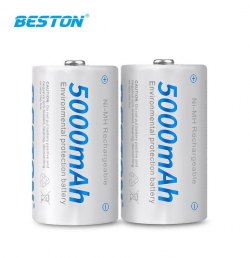 {MPower} Beston D 5000mAh Ni-MH R20 Rechargeable Battery 大電 充電池 ( 2 粒裝 ) - 原裝行貨