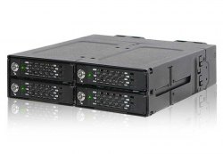 {MPower} 台灣名廠 ICY Dock MB720M2K-B 專業級 4 Bay M.2 NVMe SSD PCIe 4.0 Mobile Rack 抽取架 - 原裝行貨
