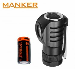 {MPower} Manker E04 (黃光) 美國名廠 CREE XPL HD 550 流明 LED Flashlight 電筒 ( 磁石, 送 USB 16340 ) - 原裝行貨