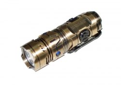 {MPower} Manker Timeback III Brass 黃銅 美國名廠 Luminus SST20 LED 2500 流明 LED Flashlight 電筒 - 原裝行貨