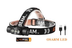 {MPower} AceBeam H50 USB 充電 Osram LED 1250流明 LED Headlight Headlight 頭燈 - 原裝行貨