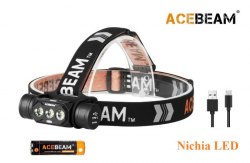{MPower} AceBeam H50 USB 充電 Nichia 219C 1210流明 LED Headlight Headlamp 頭燈 - 原裝行貨