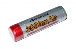 {MPower} Fireworm 18650 3500mAh 3.6V Rechargeable Battery 有保護電路, 帶保護板 鋰電池 充電池 - 原裝行貨
