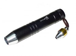 {MPower} Ultrafire UF-3 三色 LED Flashlight Torch 電筒 ( 395nm UV 紫外光, 白光, 黃光 ) 適合 玉石, 珠寶, 翡翠 - 原裝行貨