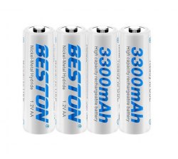 {MPower} Beston 低放電 3000mAh 2A, AA Ni-MH Rechargeable Battery 充電池 叉電 - 原裝行貨