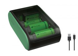 {MPower} GP B631 ReCyko USB Charger 萬用 充電器 充電寶 ( 支援 AA, AAA, C, D, 9V ) - 原裝行貨