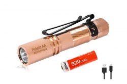 {MPower} AceBeam Pokelit AA CU Copper 銅版 USB 充電 Nichia 219F High CRI LED 550 流明 Flashlight Torch 高顯色 電筒 - 原裝行貨