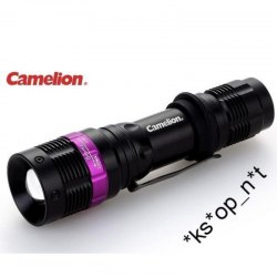 德國名廠 Camelion T536 美國名廠 Cree XR-E Q5 120流明 LED Flashlight 變焦 電筒 - 原裝行貨