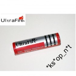 UltraFire 18650 3000mAh 3.7V Protected Battery 有保護 保護板 鋰電池 - 原裝行貨