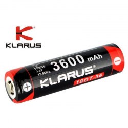 Klarus 18650 3600mAh 3.6V Protected Battery 有保護 鋰電池 - 原裝行貨