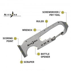 美國名廠 Nite Ize KMTP 多功能 不銹鋼 開瓶器 鎖匙扣 Key Chain Bottle Opener - 原裝行貨