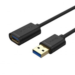 Unitek Y-C459BBK USB 3.0 cable extension 2米 延長線 A Male to A Female 2M - 原裝行貨 2年保用