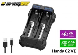 {MPower} 加拿大名廠 Armytek Handy C2 VE Type-C USB LED Charger Power Bank 移動電源 充電器 ( 18650 ) - 原裝行貨