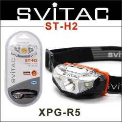 {MPower} SVITAC ST-H2 Cree XPG R5 LED 134 流明 Headlight Flashlight 頭燈 電筒 (2A, AA) - 原裝行貨