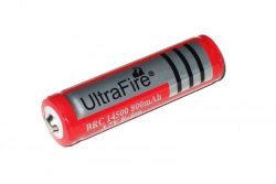 {MPower} UltraFire 14500 900mAh 3.6V Protected Battery 有保護 帶保護板 鋰電池 - 原裝行貨