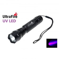 {MPower} UltraFire WF-501B 3W UV LED Flashlight 紫外光 紫外線 電筒 ( 395nm ) - 原裝行貨