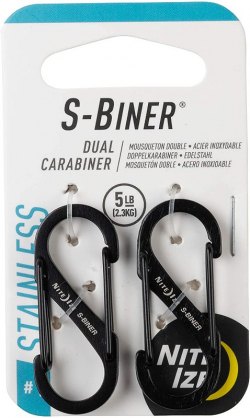 {MPower} 美國名廠 Nite Ize S-Biner Stainless Steel Dual Carabiner 1 Key Chain 不銹鋼 爬山扣 登山扣 鎖匙扣 ( SB1 ) - 原裝行貨
