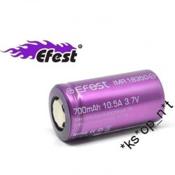 Efest 18350 700mAh ( 10.5A ) 3.7V Rechargeable Battery 鋰電池 充電池 - 原裝正貨