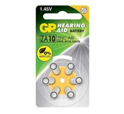 {MPower} GP ZA10 1.45V Zinc Air Hearing Aid Battery 助聽器 電池 鈕扣電池 ( A10, PR70 ) - 原裝行貨