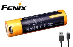 {MPower} Fenix 18650 2600mAh USB 3.6V Protected Battery 保護板 鋰電池 充電池 - 原裝行貨