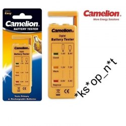 德國名廠 Camelion Battery Tester 電池測試器 測電器 ( 2A, 3A, C, D, 9V ) - 原裝行貨