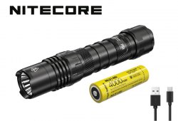 {MPower} Nitecore P10i USB 充電 美國名廠 Luminus SST-40-W LED 1800 流明 LED Flashlight 電筒 - 原裝行貨