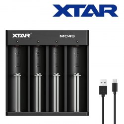 {MPower} XTAR MC4S USB Battery Charger 獨立管道 電池 充電器 ( AA, AAA, C, 18650, 14500) - 原裝行貨