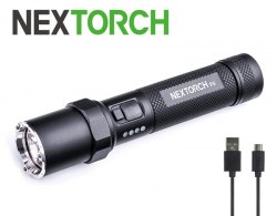 {MPower} Nextorch P8 USB 充電 德國名廠 OSRAM P9 LED 1300 流明 LED Flashlight 電筒 - 原裝行貨