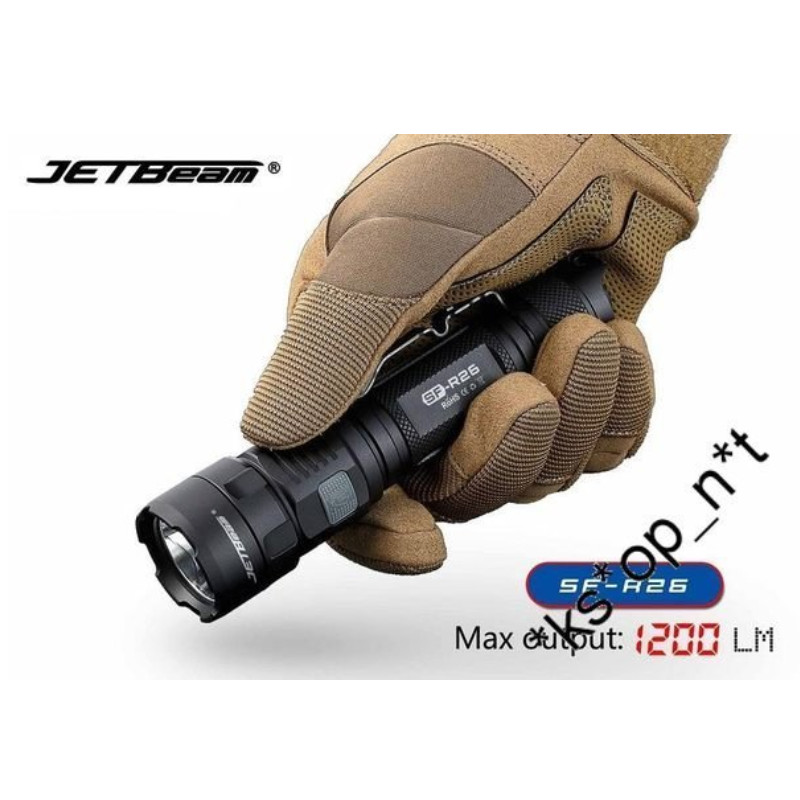 Jetbeam SF-R26 USB 充電 CREE XPL-HI LED 1200 流明 LED Flashlight 電筒 - 原裝正貨