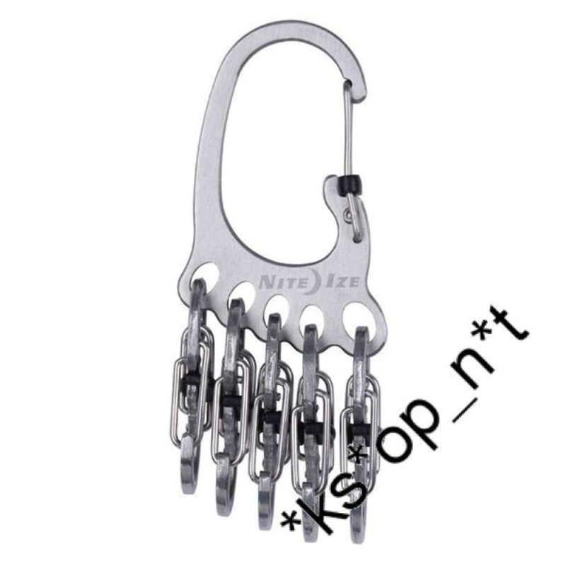 美國名廠 Nite Ize KeyRack BigFoot Locker 腳印 不銹鋼 鎖匙扣 安全鎖 - 原裝行貨 美國名廠 Nite Ize KeyRack BigFoot Locker 腳印 不銹鋼 鎖匙扣 安全鎖 - 原裝行貨