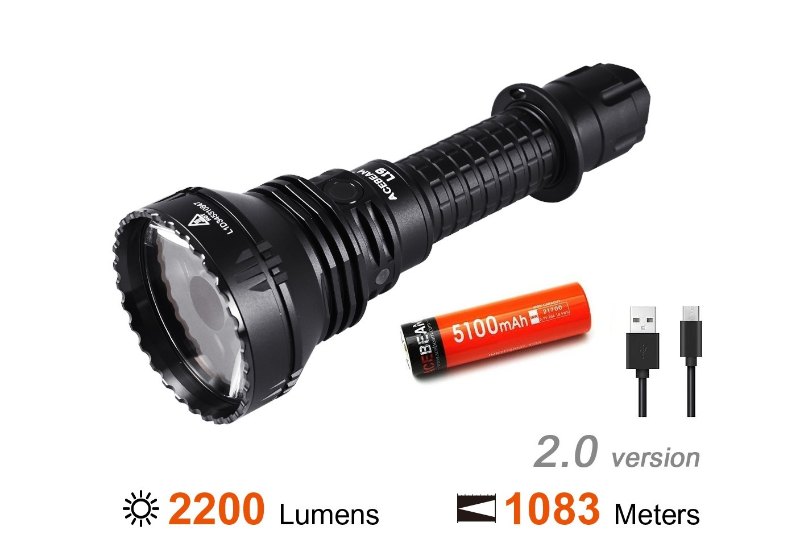 {MPower} AceBeam L19 2.0 套裝 Luminus SFT40 Hi 2200 流明 LED Flashlight 電筒 - 原裝行貨 {MPower} AceBeam L19 2.0 套裝 Luminus SFT40 Hi 2200 流明 LED Flashlight 電筒 - 原裝行貨
