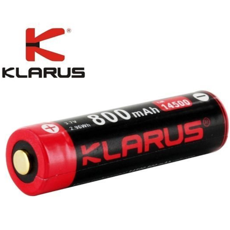 Klarus 14500 800mAh 3.7V Protected Battery 有保護 鋰電池 充電池 - 原裝行貨 Klarus 14500 800mAh 3.7V Protected Battery 有保護 鋰電池 充電池 - 原裝行貨