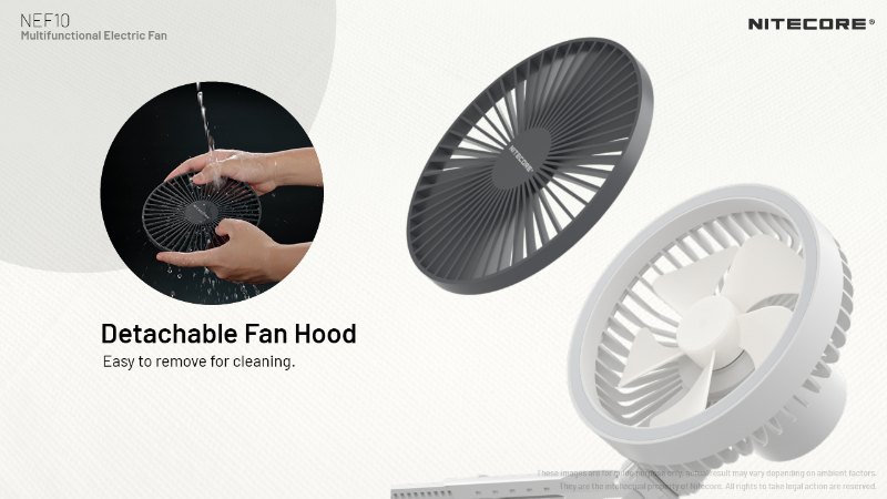 {MPower} Nitecore NEF10 USB 充電 Fan 發光 流動 風扇 - 原裝行貨