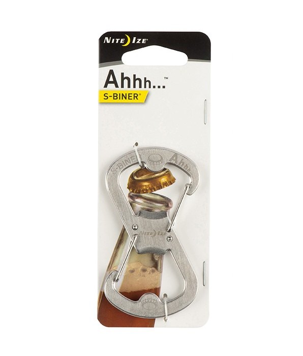 {MPower} 美國名廠 Nite Ize Stainless Bottle Opener S-Biner KeyChain 不銹鋼 爬山扣 開瓶器 鎖匙扣 ( SBO ) - 原裝行貨 {MPower} 美國名廠 Nite Ize Stainless Bottle Opener S-Biner KeyChain 不銹鋼 爬山扣 開瓶器 鎖匙扣 ( SBO ) - 原裝行貨