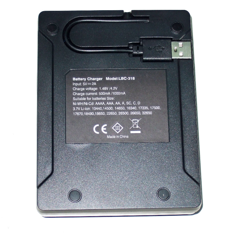 {MPower} 德國名廠 Camelion LBC-318 LCD USB Charger 獨立管道 充電器 ( AA, AAA, C, D, 18650, 26650) - 原裝行貨