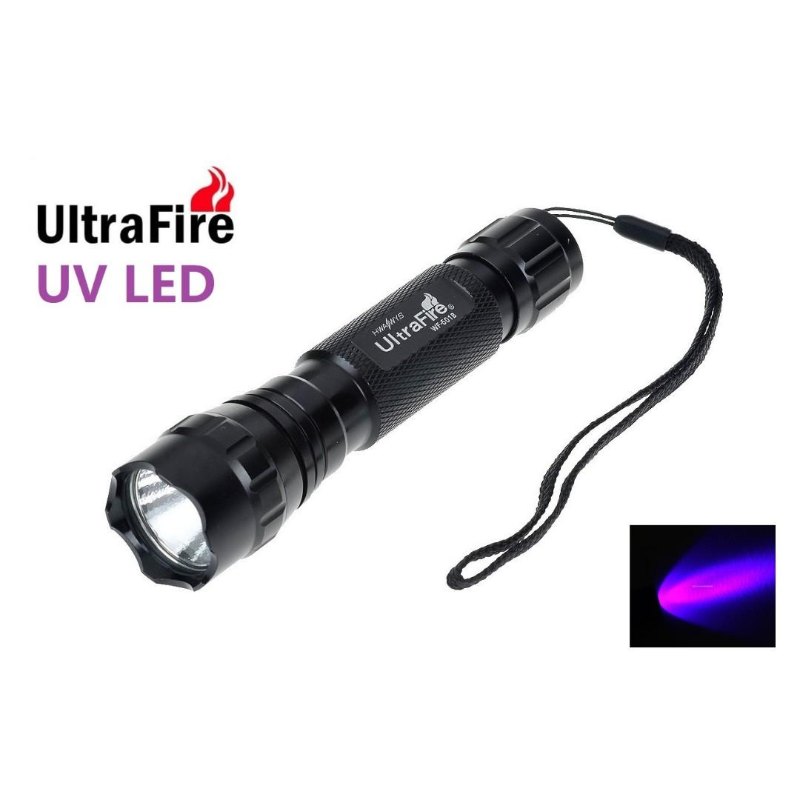 {MPower} UltraFire WF-501B 10W UV LED Flashlight 紫外光 紫外線 電筒 ( 395nm ) - 原裝行貨