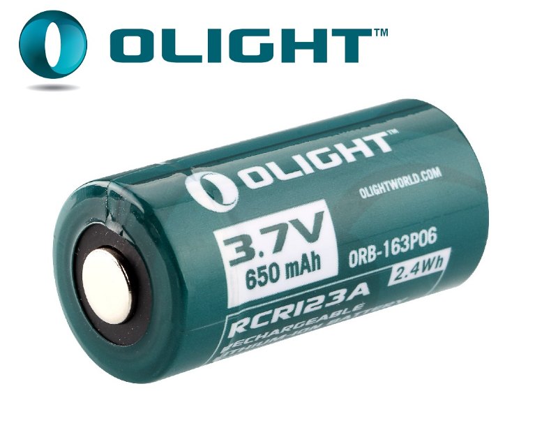 {MPower} Olight RCR123A 16340 650mAh 3.7V Li-ion Protected Rechargeable Battery 保護板 鋰電池 充電池 - 原裝行貨 {MPower} Olight RCR123A 16340 650mAh 3.7V Li-ion Protected Rechargeable Battery 保護板 鋰電池 充電池 - 原裝行貨