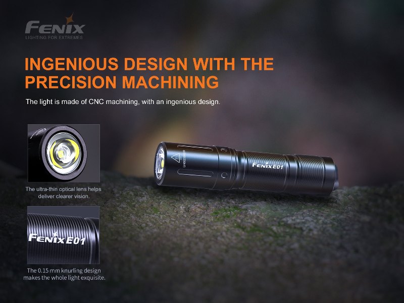 {MPower} Fenix E01 V2.0 美國名廠 Cree XP-G2 S3 100 流明 LED Flashlight 電筒 ( 3A, AAA ) - 原裝行貨 {MPower} Fenix E01 V2.0 美國名廠 Cree XP-G2 S3 100 流明 LED Flashlight 電筒 ( 3A, AAA ) - 原裝行貨