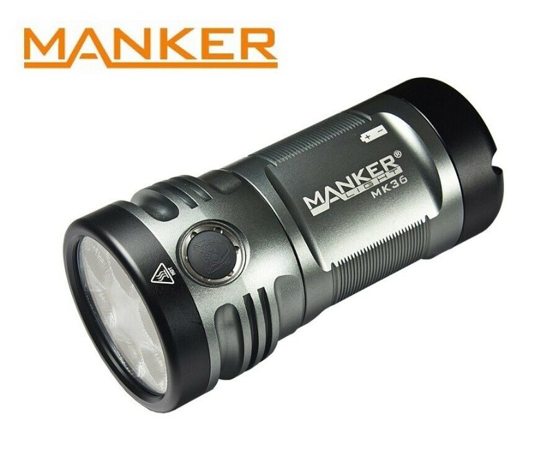 {MPower} Manker MK36 ( 黃光 ) USB 充電 美國名廠 6x Luminus SST-40-W 11000流明 LED Flashlight 電筒 - 原裝行貨 {MPower} Manker MK36 ( 黃光 ) USB 充電 美國名廠 6x Luminus SST-40-W 11000流明 LED Flashlight 電筒 - 原裝行貨