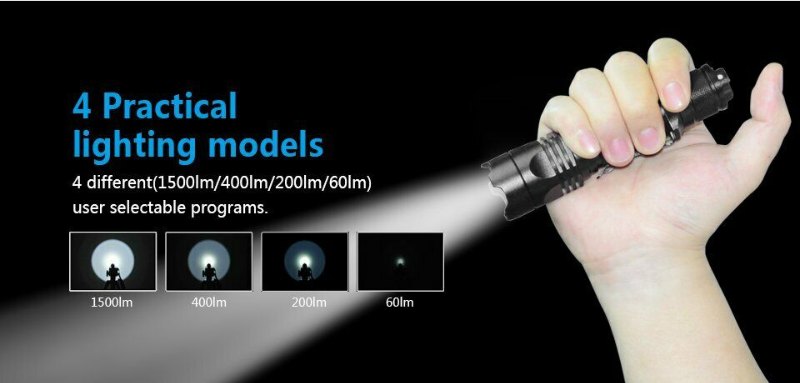 {MPower} XTAR TZ28 1500 CREE XHP35 HI / D4 1500流明 LED Flashlight 戰術 電筒 - 原裝行貨
